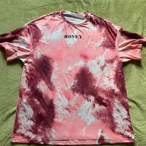 Oversized Tie dye honey shirt sleeve